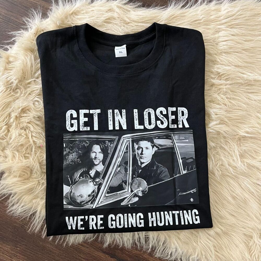 NWOT black Supernatural Sam and Dean Winchester graphic t-shirt Unisex XL